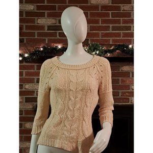 Loft  Womans Christmas Stretch Knit Sweater Sz Small Holiday Sweater B2